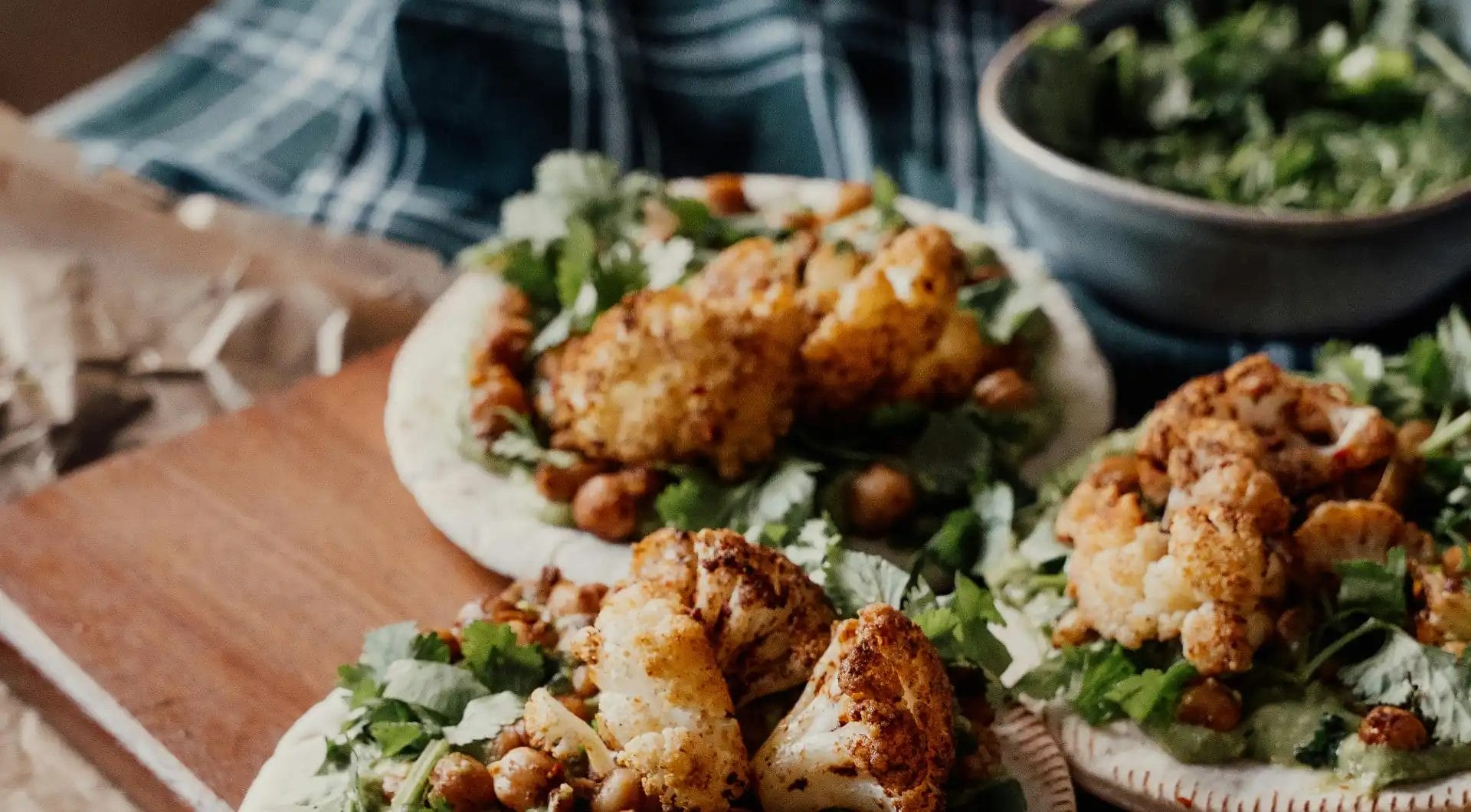 cooked healthy food